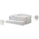  Meridian Arlo Cream Boucle Fabric Upholstered Twin Daybed IMAGE 8