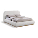  Size_Full -- Vaughn Cream Linen Textured Fabric Upholstered Full Bed IMAGE 1