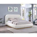  Size_Full -- Vaughn Cream Linen Textured Fabric Upholstered Full Bed IMAGE 2