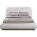  Size_Full -- Vaughn Cream Linen Textured Fabric Upholstered Full Bed IMAGE 3