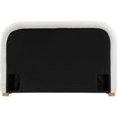  Size_Queen -- Vaughn Cream Boucle Fabric Upholstered Queen Bed IMAGE 5