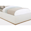  Size_Twin -- Vaughn Cream Boucle Fabric Upholstered Twin Bed IMAGE 6
