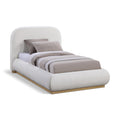  Color_Cream/ Natural Size_Twin -- Meridian Vaughn Platform Bed IMAGE 1
