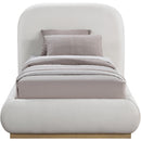 Meridian Vaughn Cream Twin Bed IMAGE 3