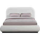 Size_King -- Vaughn Cream Linen Textured Fabric Upholstered King Bed IMAGE 3