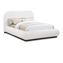  Size_Queen -- Vaughn Cream Boucle Fabric Upholstered Queen Bed IMAGE 1
