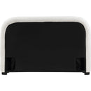  Size_Queen -- Vaughn Cream Boucle Fabric Upholstered Queen Bed IMAGE 5