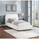  Size_Twin -- Vaughn Cream Boucle Fabric Upholstered Twin Bed IMAGE 2