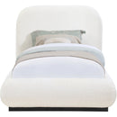  Size_Twin -- Vaughn Cream Boucle Fabric Upholstered Twin Bed IMAGE 3