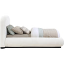  Size_Twin -- Vaughn Cream Boucle Fabric Upholstered Twin Bed IMAGE 4