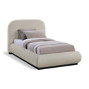 Meridian Vaughn Beige Twin Bed IMAGE 1