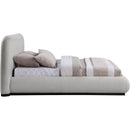  Color_Black/ Grey  Size_Queen  -- Vaughn Grey Chenille Fabric Upholstered Queen Bed IMAGE 4