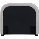  Color_Black/ Grey  Size_Twin  -- Vaughn Grey Chenille Fabric Upholstered Twin Bed IMAGE 5