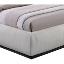  Color_Black/ Grey  Size_Twin  -- Vaughn Grey Chenille Fabric Upholstered Twin Bed IMAGE 6