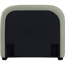  Color_Black/ Green  Size_Twin  -- Vaughn Mint Chenille Fabric Upholstered Twin Bed IMAGE 5