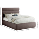  Color_Brown  Size_Full  -- Meridian Adam Upholstered Bed IMAGE 9