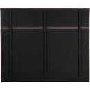  Color_Brown  Size_King  -- Adam Brown Linen Textured Fabric Upholstered King Bed IMAGE 5