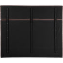 Meridian Adam Brown Linen Textured Fabric King Bed IMAGE 5