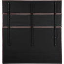  Color_Brown  Size_King  -- Adam Brown Linen Textured Fabric Upholstered King Bed IMAGE 5