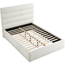  Color_Cream  Size_Full  -- Adam Cream Linen Textured Fabric Upholstered Full Bed IMAGE 7