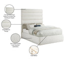  Color_Cream  Size_Full  -- Adam Cream Linen Textured Fabric Upholstered Full Bed IMAGE 10