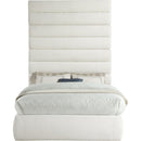  Color_Cream  Size_Full  -- Adam Cream Linen Textured Fabric Upholstered Full Bed IMAGE 3