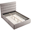  Color_Taupe  Size_Full  -- Adam Taupe Linen Textured Fabric Upholstered Full Bed IMAGE 7