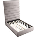  Color_Taupe  Size_Full  -- Adam Taupe Linen Textured Fabric Upholstered Full Bed IMAGE 7
