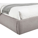  Color_Taupe  Size_Queen  -- Adam Taupe Linen Textured Fabric Upholstered Queen Bed IMAGE 6