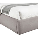  Color_Taupe  Size_Queen  -- Adam Taupe Linen Textured Fabric Upholstered Queen Bed IMAGE 6