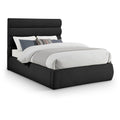  Color_Black  Size_Full  -- Meridian Adam Upholstered Panel Bed IMAGE 1