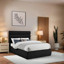 Color_Black  Size_Full  -- Meridian Adam Upholstered Panel Bed IMAGE 2