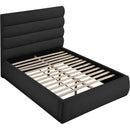 Meridian Adam Black Boucle Fabric Full Bed IMAGE 6