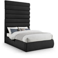  Color_Black  Size_Full  -- Meridian Adam Upholstered Panel Bed IMAGE 1
