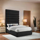  Color_Black  Size_Full  -- Meridian Adam Upholstered Panel Bed IMAGE 2