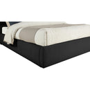 Meridian Adam Black Boucle Fabric Full Bed IMAGE 7