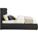  Color_Black  Size_King  -- Adam Black Boucle Fabric Upholstered King Bed IMAGE 4