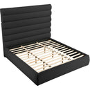 Meridian Adam Black Boucle Fabric King Bed IMAGE 6