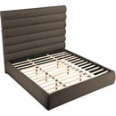  Color_Brown  Size_King  -- Adam Brown Boucle Fabric Upholstered King Bed IMAGE 6