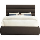  Color_Brown  Size_Queen  -- Adam Brown Boucle Fabric Upholstered Queen Bed IMAGE 3