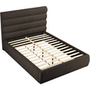  Color_Brown  Size_Queen  -- Adam Brown Boucle Fabric Upholstered Queen Bed IMAGE 6