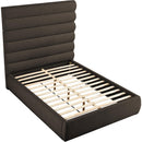  Color_Brown  Size_Queen  -- Adam Brown Boucle Fabric Upholstered Queen Bed IMAGE 6