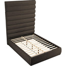  Color_Brown  Size_Queen  -- Adam Brown Boucle Fabric Upholstered Queen Bed IMAGE 6