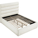  Color_Cream  Size_Full  -- Adam Cream Boucle Fabric Upholstered Full Bed IMAGE 6