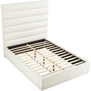  Color_Cream  Size_Queen  -- Adam Cream Boucle Fabric Upholstered Queen Bed IMAGE 6