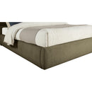  Color_Olive  Size_Queen  -- Adam Olive Boucle Fabric Upholstered Queen Bed IMAGE 7