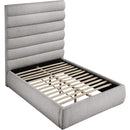  Color_Taupe  Size_Full  -- Adam Taupe Boucle Fabric Upholstered Full Bed IMAGE 6