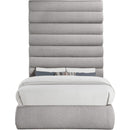  Color_Taupe  Size_Full  -- Adam Taupe Boucle Fabric Upholstered Full Bed IMAGE 3