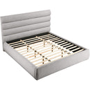  Color_Taupe  Size_King  -- Adam Taupe Boucle Fabric Upholstered King Bed IMAGE 6
