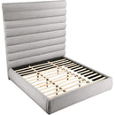  Color_Taupe  Size_King  -- Adam Taupe Boucle Fabric Upholstered King Bed IMAGE 6